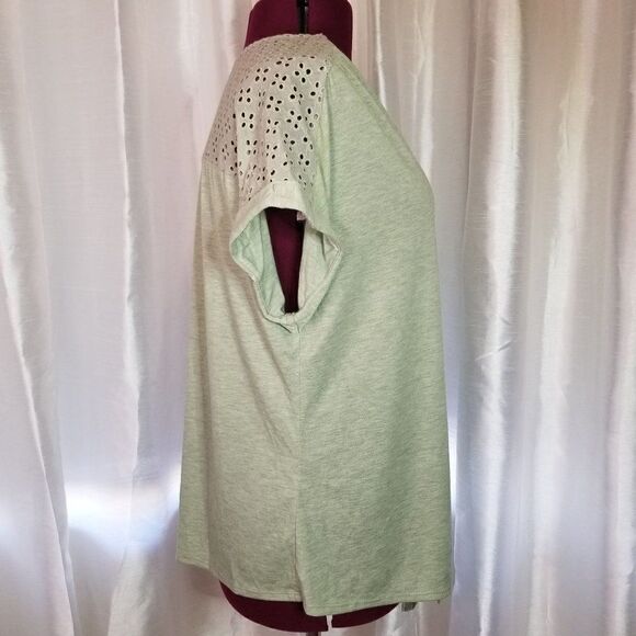 Per Seption Women Light Green Top (size 2X) - Picture 2 of 6